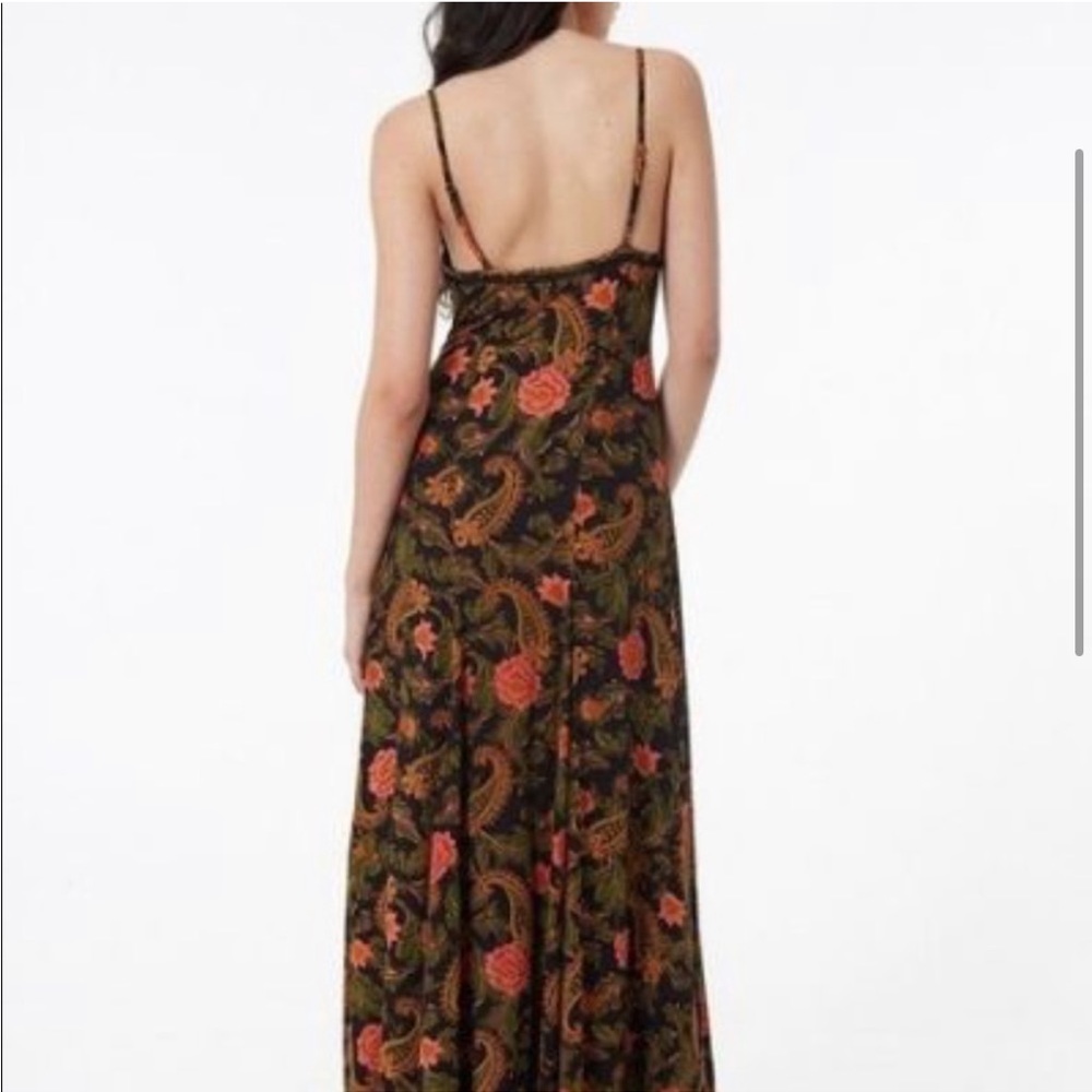 Spell and the gypsy etienne maxi slip slit strappy dress fit and flare floral - Picture 5 of 17